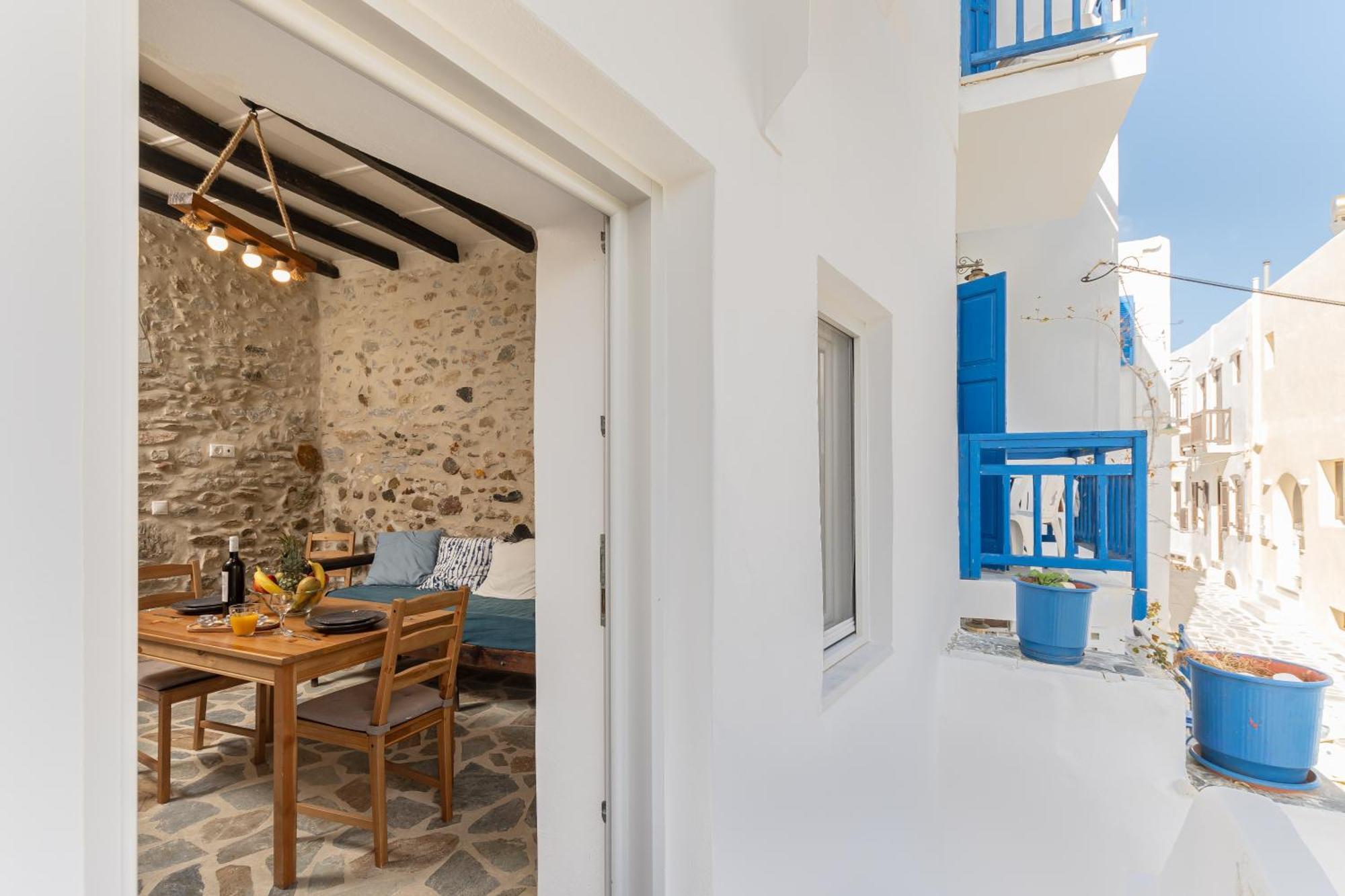 شقة The White Stone House Naxos City المظهر الخارجي الصورة