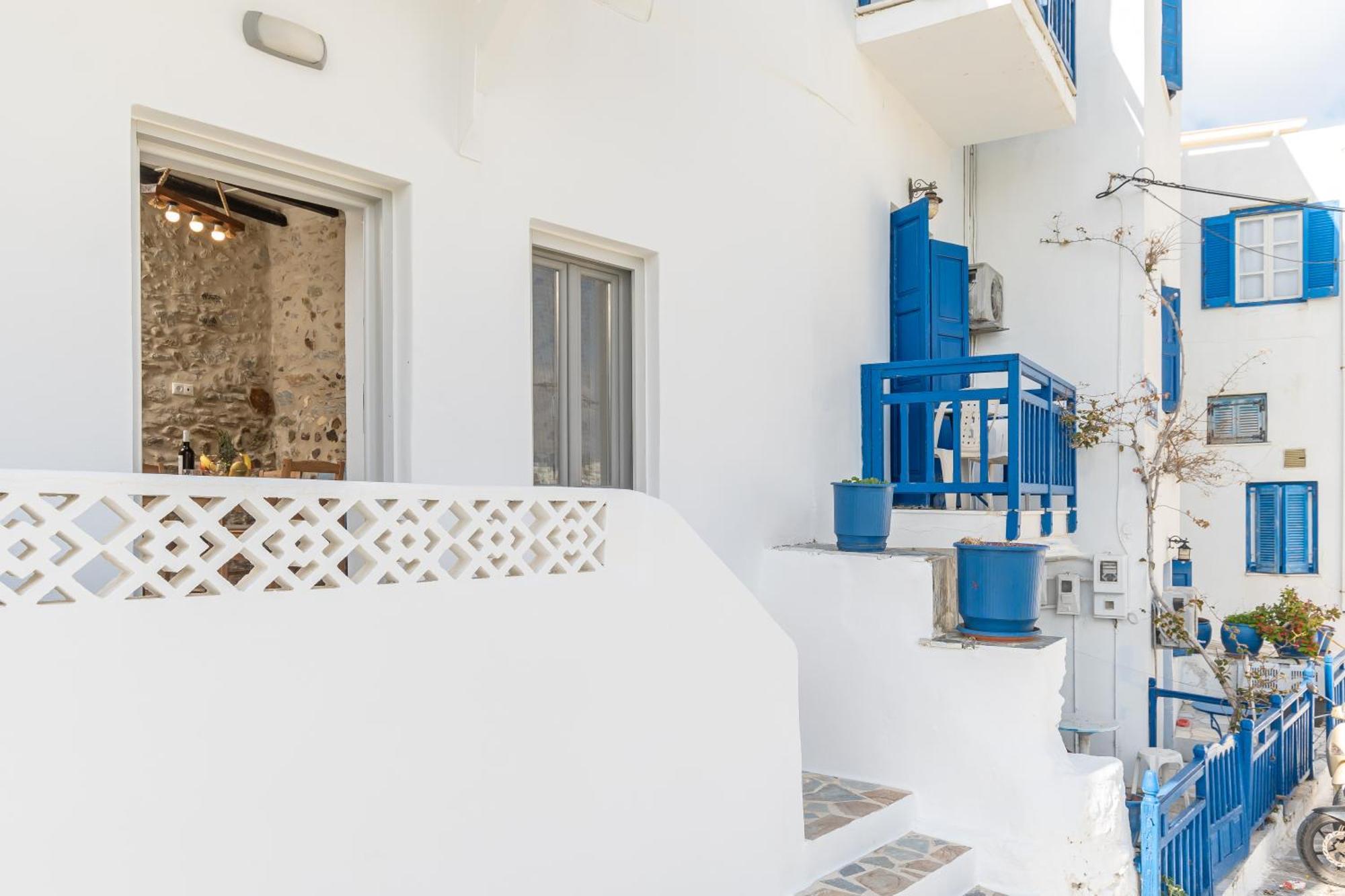 شقة The White Stone House Naxos City المظهر الخارجي الصورة